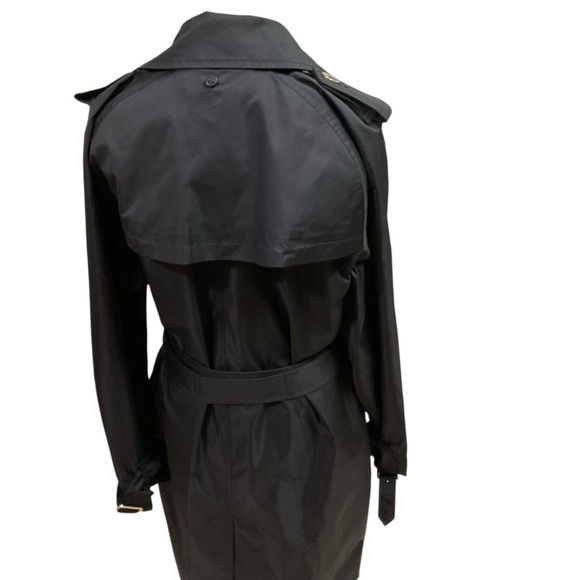 Michael Kors Women's L Large Double Breasted Trench Coat Belted Lightweight - Picture 8 of 9